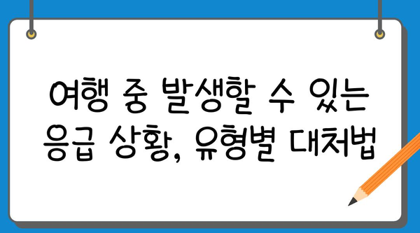 여행 중 응급 상황, 이렇게 대비하세요! | 안전 여행 가이드, 응급처치, 여행 보험